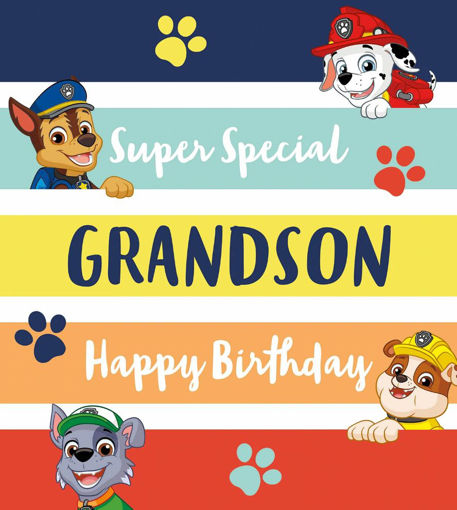 Picture of GRANDSON PAW PATROL BIRTHDAY CARD